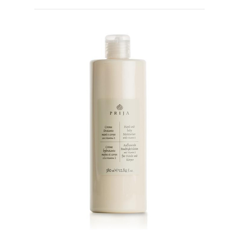 Crème hydratante mains et corps Flacon 380 ml