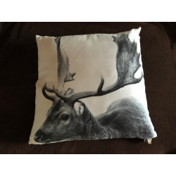 Coussin imprimé Cerf