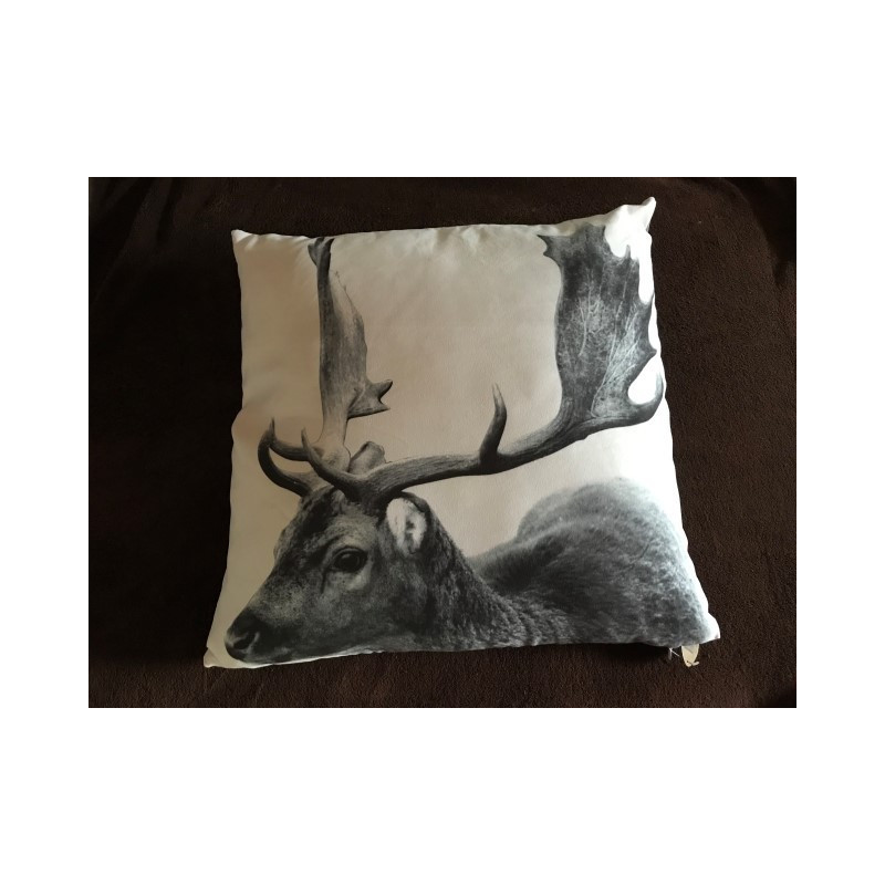 Coussin imprimé Cerf