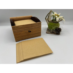 Boîte en Bambou avec 300 feuilles